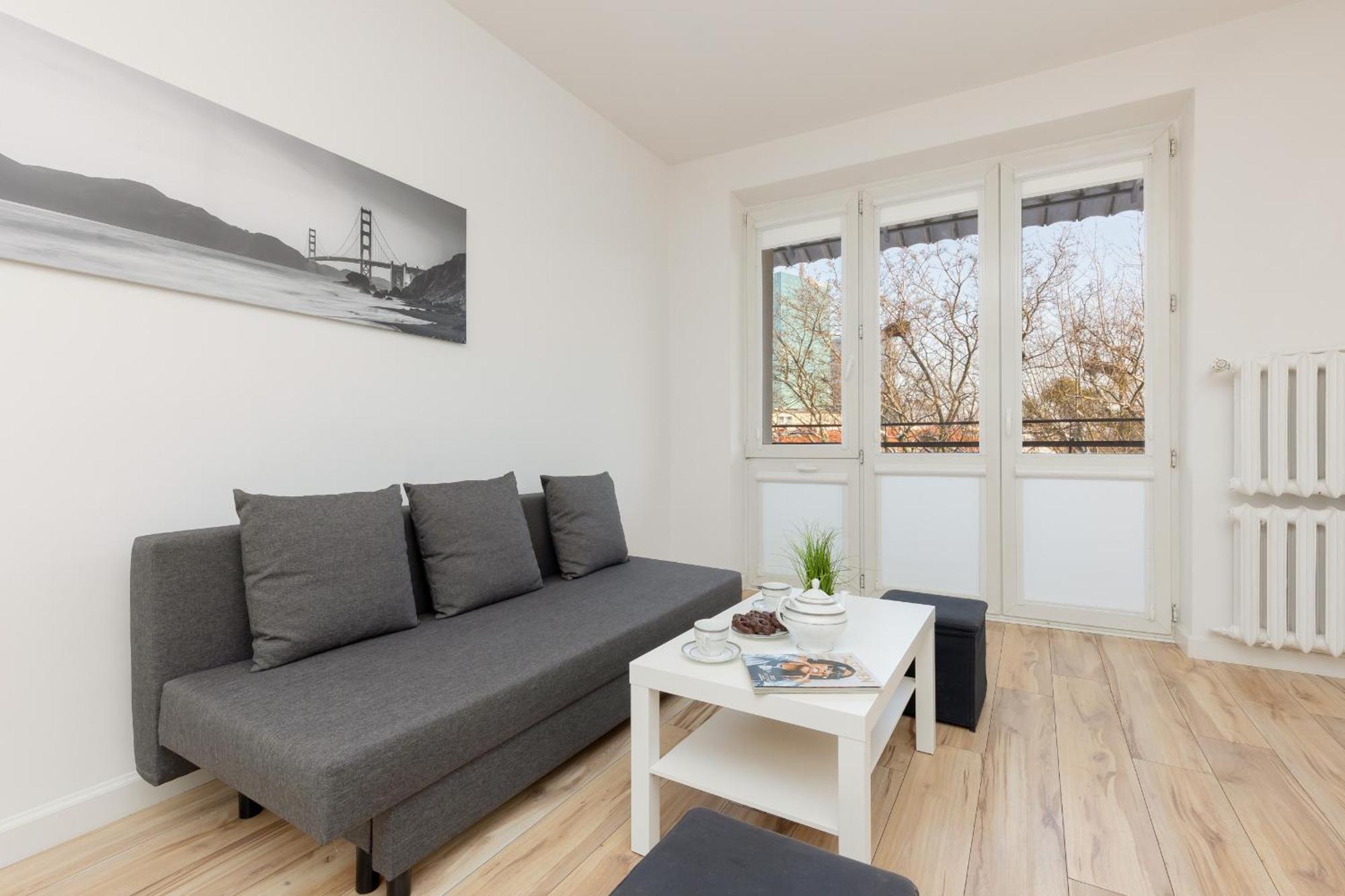 Bright And Quiet Studio With Balcony In The Center Of By Renters Apartament
